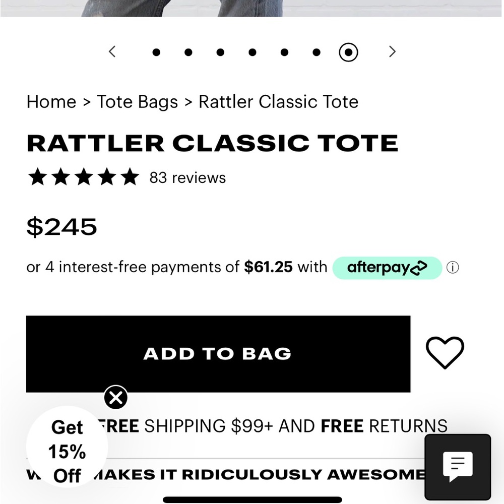 Rattler Consuela Tote